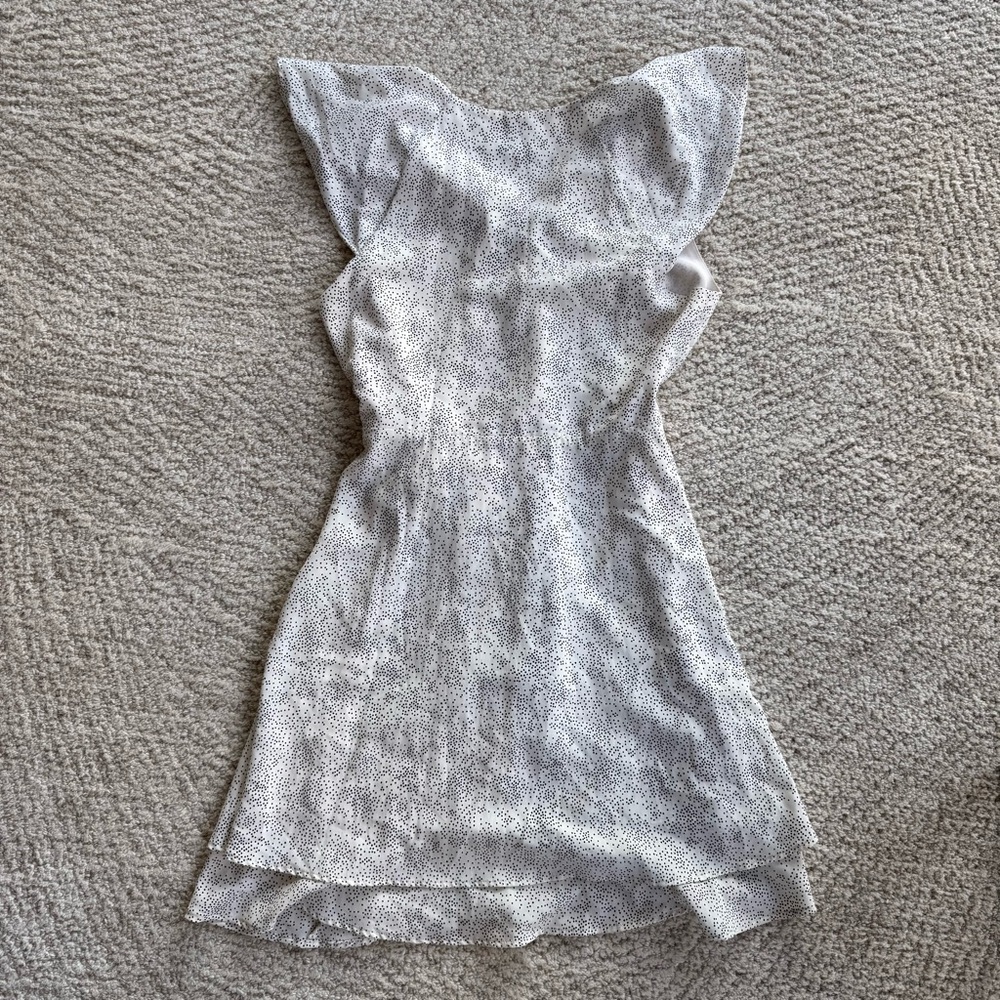 Gilli Cream Ruffle Wrap Dress - Picture 5 of 6